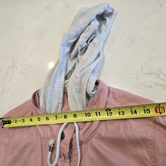Torrid  Twill Anorak Cargo  Hooded Pink Jacket  Womens Plus  2X - Picture 2 of 13